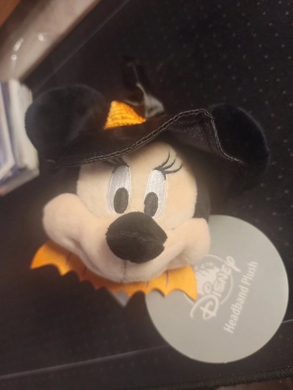 Disney Parks Witch Minnie Mouse Halloween Create Your Own Headband Plush NWT